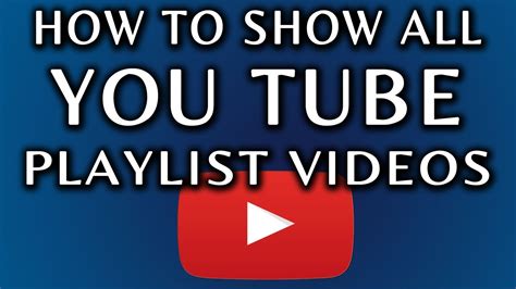 how to play all on a youtube chanel|YouTube channel playlist.